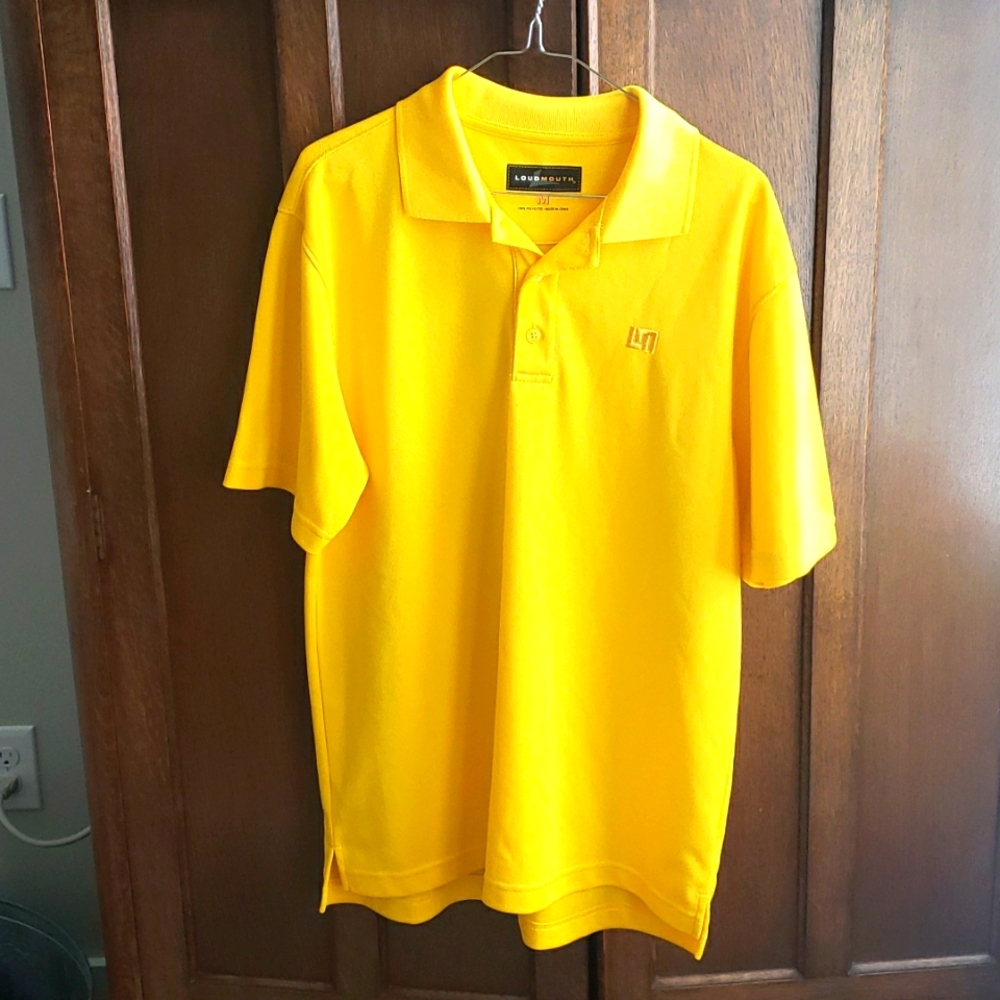 Loudmouth Yellow Polo Shirt